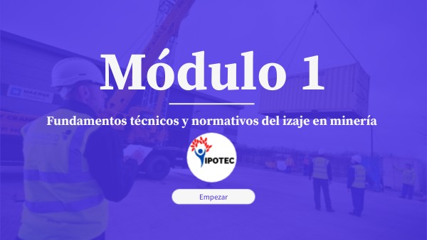 Supervisor de Izaje Estándar Minero
